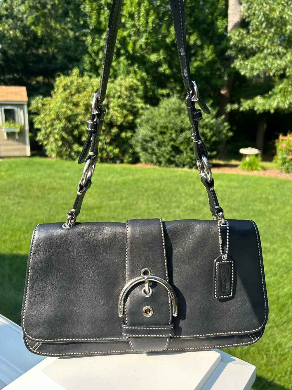 Coach SoHo Flap Y2K Vintage Shoulder Bag
